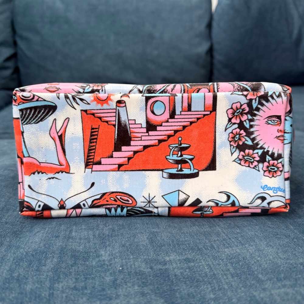 CONSUELA Vico Dreamy Grab 'N' Go Mini Tote. NWOT. RETIRED DESIGN. Tattoo Flash - Picture 6 of 12